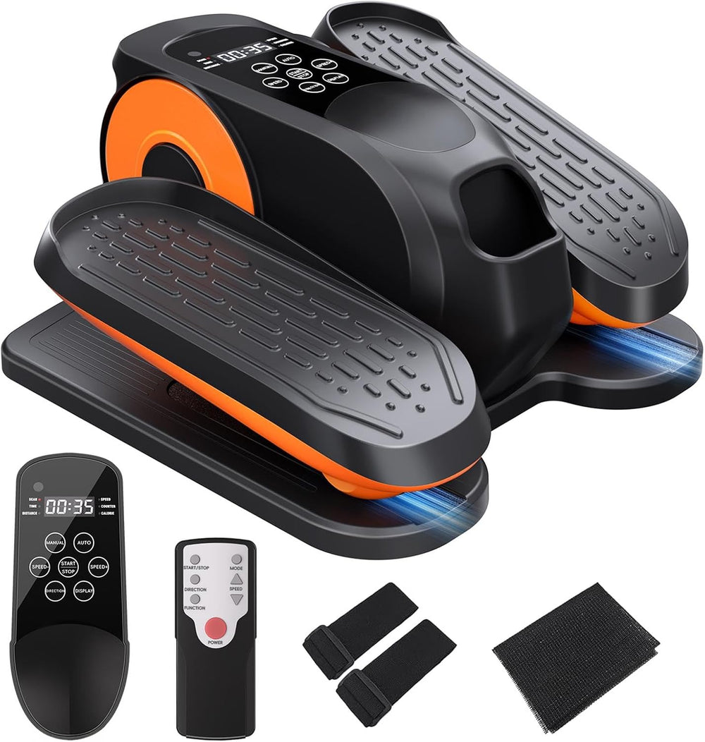 Under Desk Elliptical Machine for Home with 12
