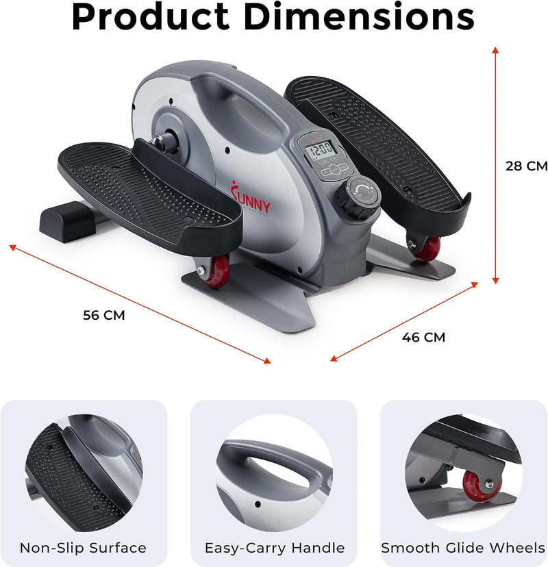 Under-Desk Pedal Elliptical Machine Leg Exerciser
