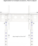 Floor TV Stand with Bracket: Free Standing Trolley
