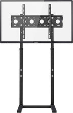 Floor TV Stand with Bracket: Free Standing Trolley