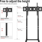 Floor TV Stand with Bracket: Free Standing Trolley
