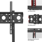 Floor TV Stand with Bracket: Free Standing Trolley