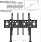 Floor TV Stand with Bracket: Free Standing Trolley
