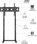 Floor TV Stand with Bracket: Free Standing Trolley