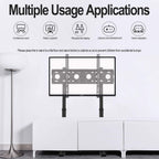 Floor TV Stand with Bracket: Free Standing Trolley