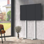 Floor TV Stand with Bracket: Free Standing Trolley