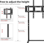 Floor TV Stand with Bracket: Free Standing Trolley