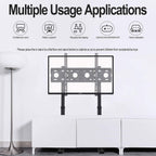 Floor TV Stand with Bracket: Free Standing Trolley