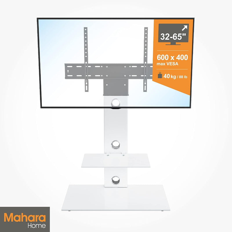 Universal Column TV Stand for 32-65 Inch Tvs-Freestanding