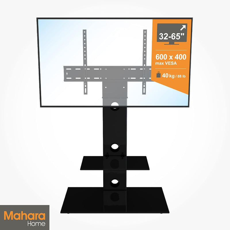 Universal Column TV Stand for 32-65 Inch Tvs-Freestanding