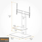 Universal Column TV Stand for 32-65 Inch Tvs-Freestanding