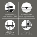 Universal Column TV Stand for 32 to 65