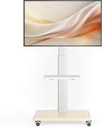 Universal Floor TV Stand Portable Rolling Mount