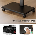 Universal Floor TV Stand Portable Rolling Mount