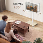 Universal Floor TV Stand Portable Rolling Mount