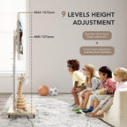 Universal Floor TV Stand Portable Rolling Mount