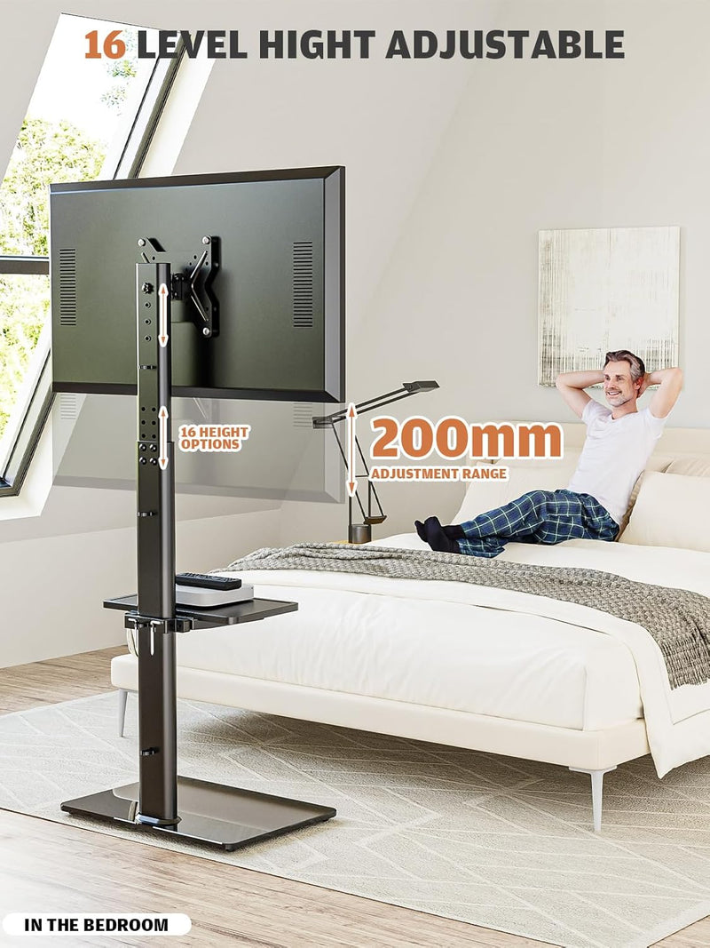 Universal Floor TV Stand with Swivel Mount