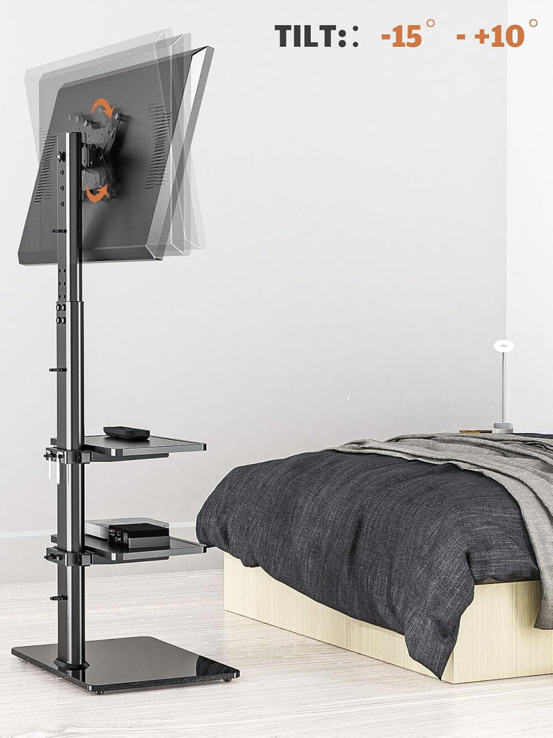 Universal Floor TV Stand with Swivel Mount