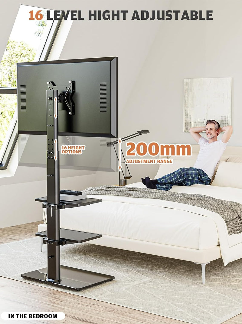 Universal Floor TV Stand with Swivel Mount