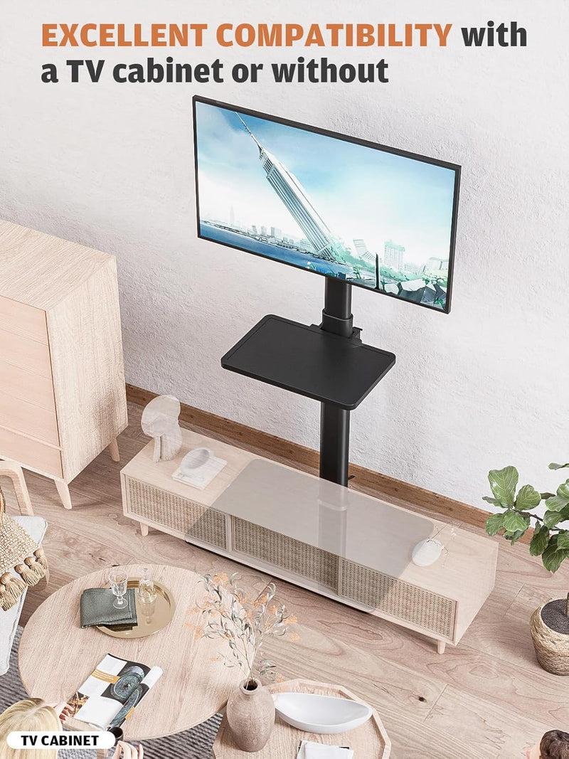 Universal Floor TV Stand with Swivel Mount
