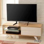 Universal Height Adjustable Table Top Pedestal TV Stand