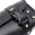 Universal Motorcycle Bag PU Leather Motorbike Saddle Storage