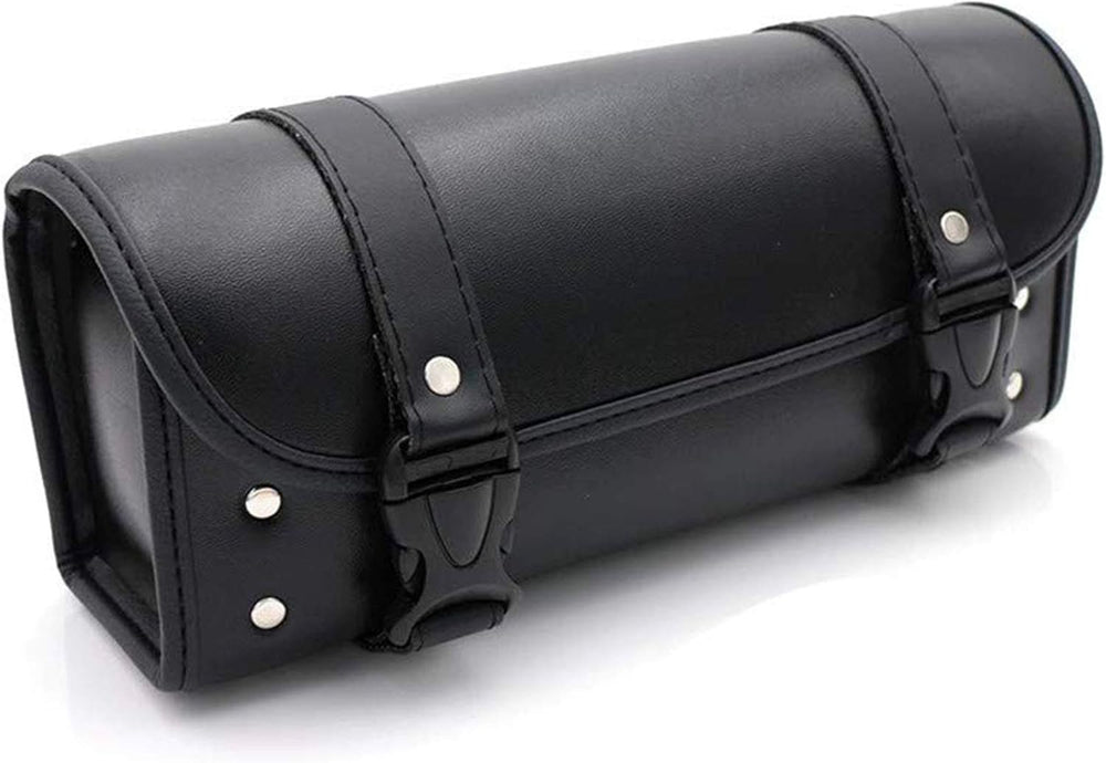 Universal Motorcycle Bag PU Leather Motorbike Saddle Storage