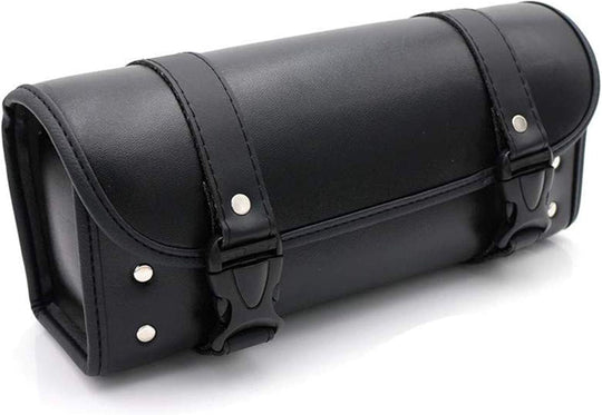 Universal Motorcycle Bag PU Leather Motorbike Saddle Storage