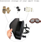 Universal Motorcycle Bag PU Leather Motorbike Saddle Storage