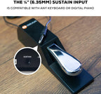 Universal Sustain Pedal with Piano Style Action