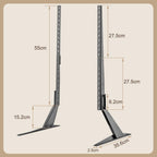 Universal TV Stand 65 Inch Metal Feet Legs