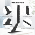 Universal TV Stand 65 Inch Metal Feet Legs