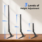 Universal TV Stand 65 Inch Metal Feet Legs