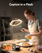 Upgrade Ring Light with Tripod Stand Phone Holder