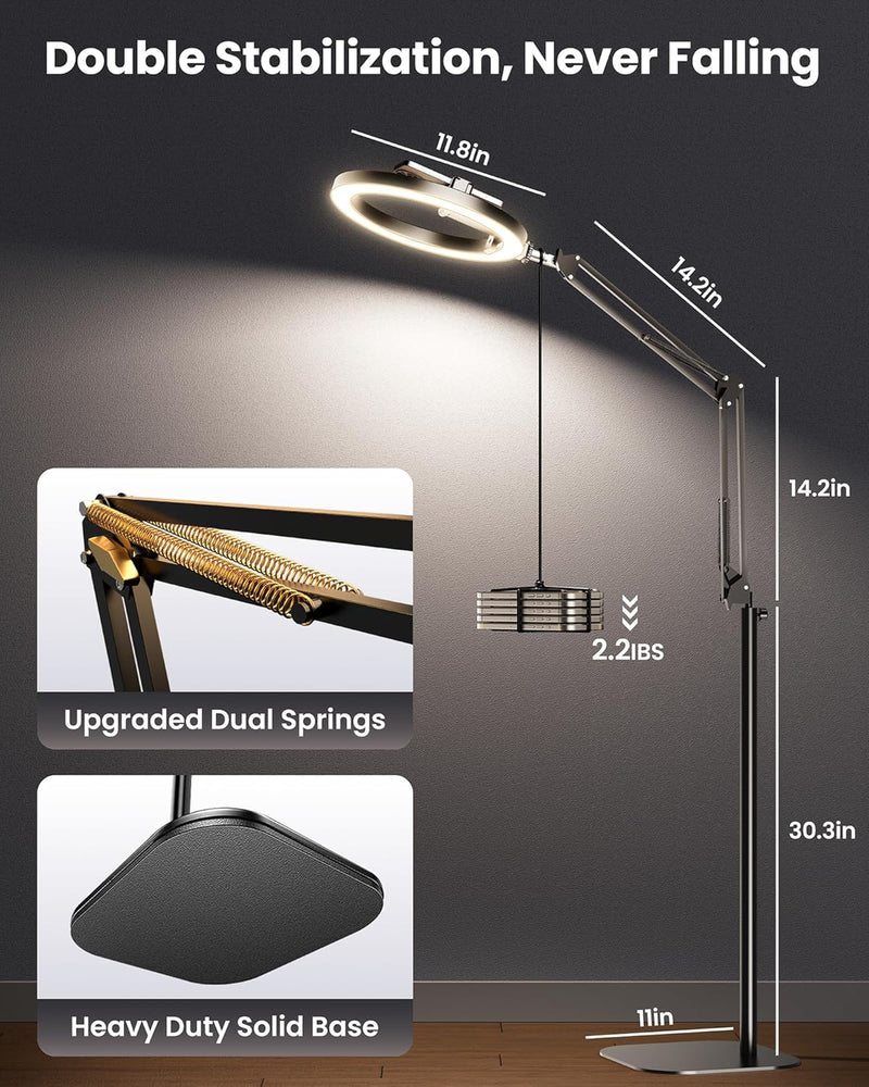Upgrade Ring Light with Tripod Stand Phone Holder