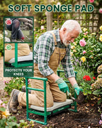 Upgraded Garden Kneeler and Seat with 500lb Frame