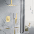 Upgraded Thermostatic Shower System with 10" Rain Head