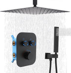 Upgraded Thermostatic Shower System with 10" Rain Head
