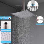 Upgraded Thermostatic Shower System with 10" Rain Head