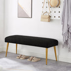 Upholstered Entryway Bench Ottoman Bedroom Bench-Stool