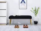 Upholstered Entryway Bench Ottoman Bedroom Bench-Stool