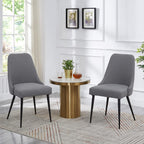Upholstered Kitchen Chairs Modern Dining Room Comfy Side-Chair (Set of 2)