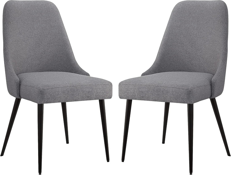Upholstered Kitchen Chairs Modern Dining Room Comfy Side-Chair (Set of 2)