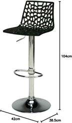 Upon Spider Gas Adjustable Barstool 38.5 X 42