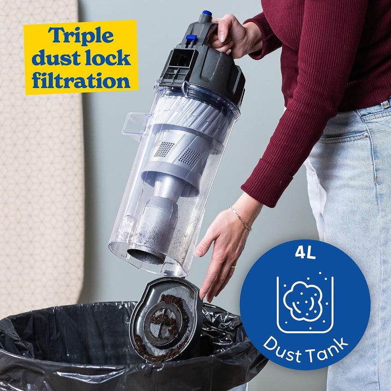 Upright Vacuum Cleaner Hypermax Multi-Surface Compatibility