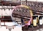 Upside Down Wine Rack Simple Style Iron Hanging