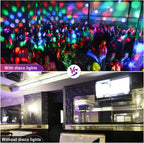 USB Disco Ball Lights for Parties Rotating Dj (Set of 2)