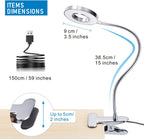 USB LED Desk Lamp Clip on Light 3