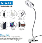 USB LED Desk Lamp Clip on Light 3