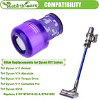 V11 Filter for Dyson V15 Replacement Absolute Animal (3 Pack)